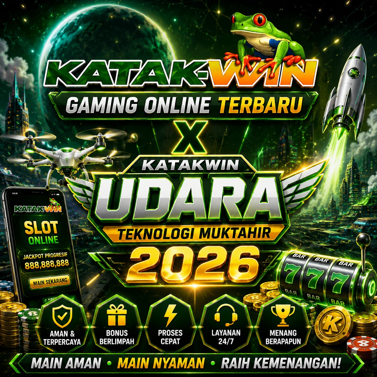 KATAKWIN Gaming Online Terbaru X KATAKWIN UDARA Teknologi Muktahir 2026
